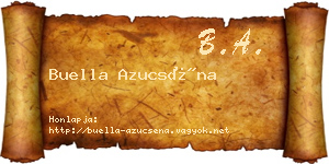 Buella Azucséna névjegykártya